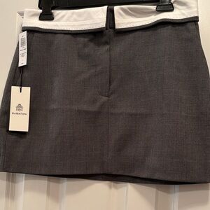 Babaton Bureau skirt in heather medium grey